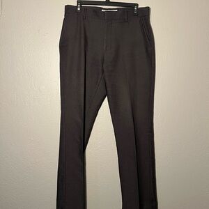 Kenneth Cole New York Black Dress Pants Slim Fit Straight Leg SZ 32/30 Formal